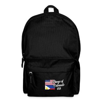 Filipinos of Colorado Design für stolze Fil-Ams - Rucksack - Schwarz - Vorne
