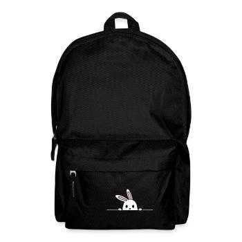 Niedliches Kaninchendesign für Kaninchenliebhaber - Rucksack - Schwarz - Vorne