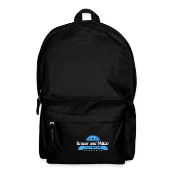 Brauer und Mälzer Design für stolze Handwerker - Rucksack - Schwarz - Vorne