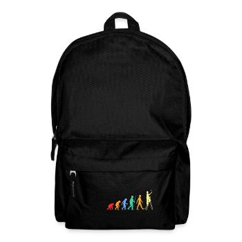 Bunte Evolution Design für Maler und Lackierer - Rucksack - Schwarz - Vorne