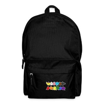 Pride Progress Flagge Vogel für Gleichberechtigung - Rucksack - Schwarz - Vorne