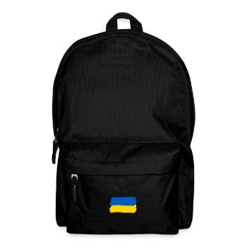 Ukraine Flag Brushstyle - Backpack - black - Front