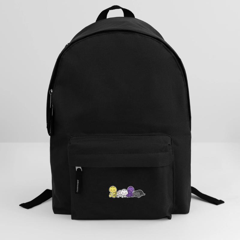 Non-binary flag turtle design for Enbys Backpack