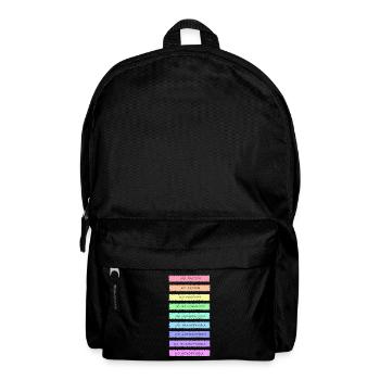 no racism no sexism no fascism no homophobia - Rucksack - Schwarz - Vorne