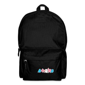 Conception d’oiseau de drapeau trans pour les personnes trans - Sac à dos - noir - Devant