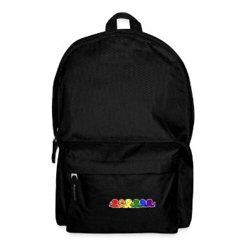 LGBT+ flag octopus design for LGBT+ people - Backpack - black - Front
