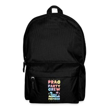 Prag Party Crew - Rucksack - Schwarz - Vorne
