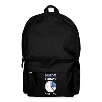 Sport Will I Play Badminton - Rucksack - Schwarz - Vorne