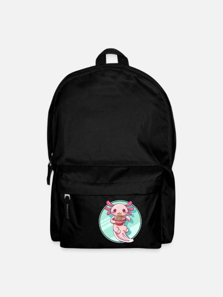 Axolotl Ramen Design für Axolotl-Liebhaber - Rucksack - Schwarz