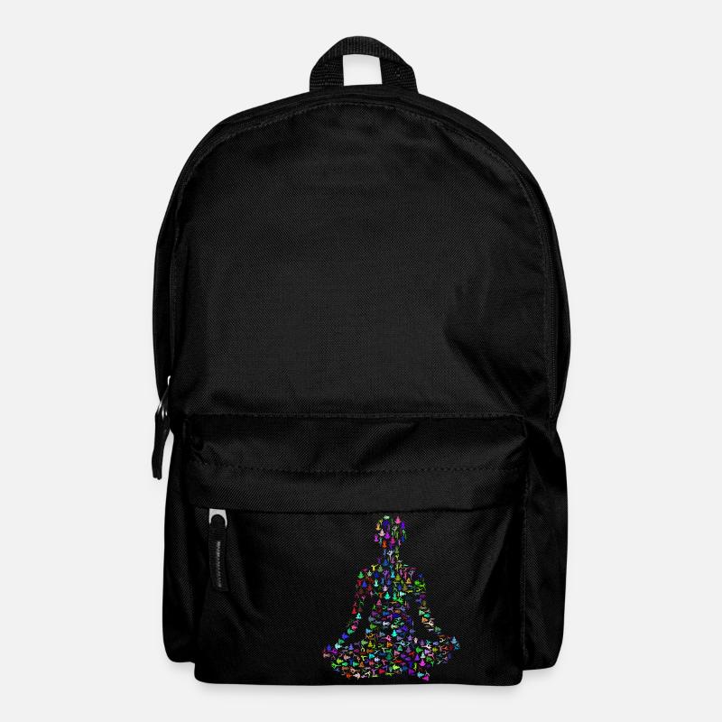 Yoga exercise woman - Backpack - black