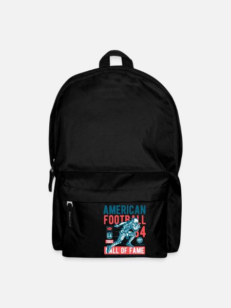 American Football Ball Sports College Touchdown USA - Backpack - black