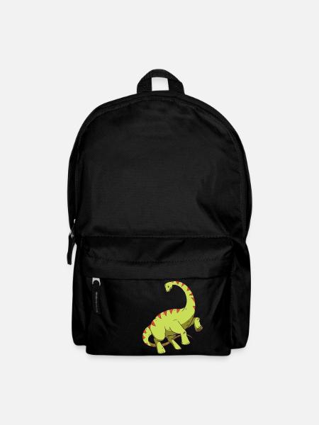 Apatosaurus long-necked dinosaur - Backpack - black