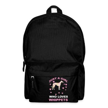 Juste une fille qui aime Whippets - Sac à dos - noir - Devant