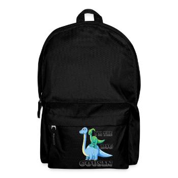 I'm the big cousin gift - Sac à dos - noir - Devant