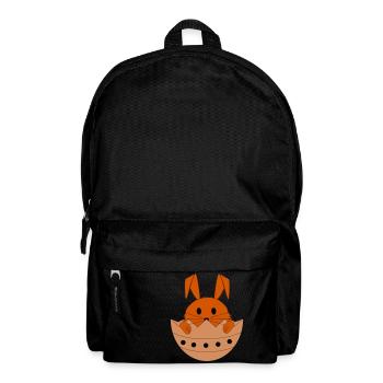 Osterhase - Rucksack - Schwarz - Vorne