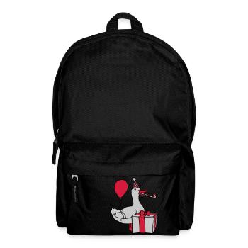 Birthday Party Celebrate Goose - Backpack - black - Front