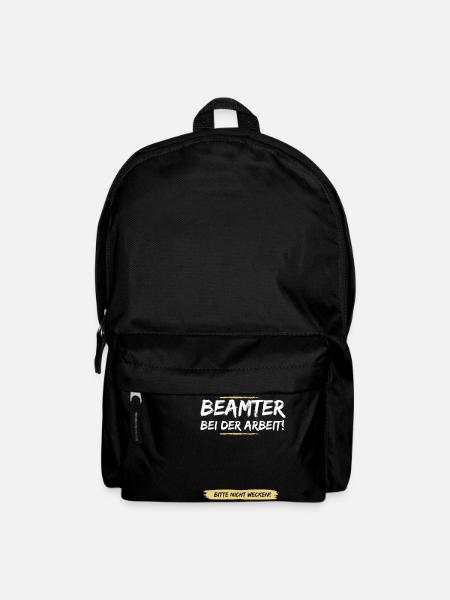 Der Schlafende Beamte - Rucksack - Schwarz