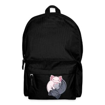 Yin-Yang Design for Axolotl Lovers - Backpack - black - Front