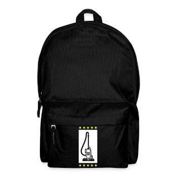 Staubsauger Symbol Cleaning - Rucksack - Schwarz - Vorne