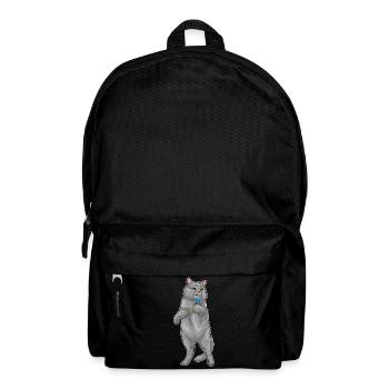 Katze Dart Dartpfeil - Rucksack - Schwarz - Vorne
