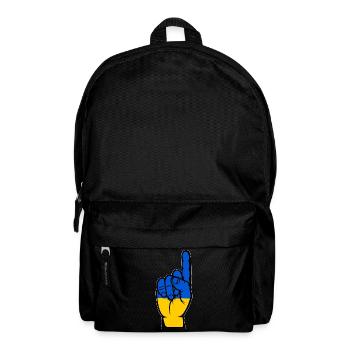 Ukraine Flag Number 1 - Backpack - black - Front
