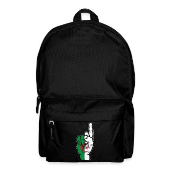 Algerien Flagge Nummer 1 used - Rucksack - Schwarz - Vorne