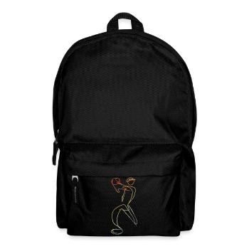 Cricket Bowler Vintage Look - Rucksack - Schwarz - Vorne