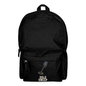 Introverted metal detector hobbyist - Backpack - black - Front
