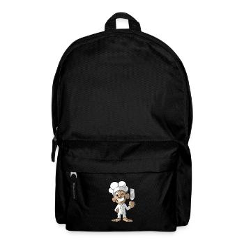 Funny Monkey Chef - Backpack - black - Front