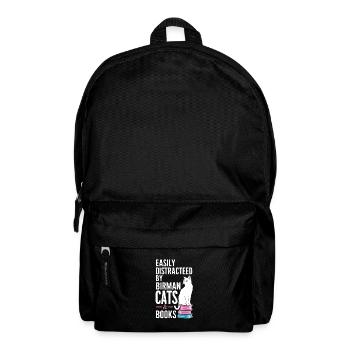Katze Birma Geschenk - Rucksack - Schwarz - Vorne