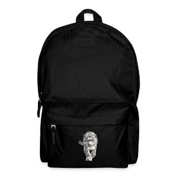 Schneeleopard - Rucksack - Schwarz - Vorne
