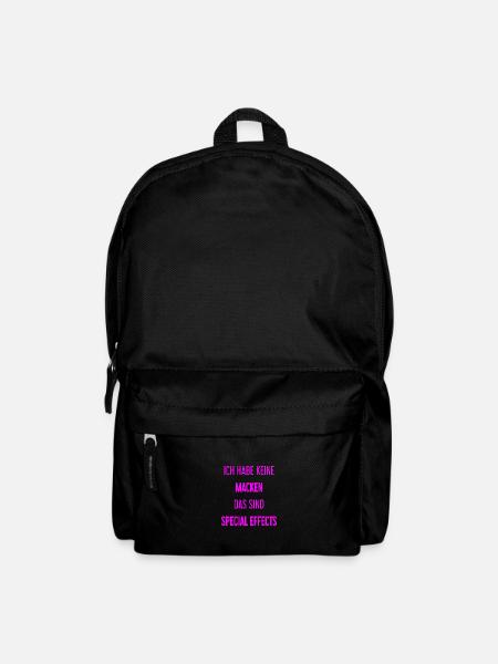 Keine Macken, nur Special Effects! - Rucksack - Schwarz