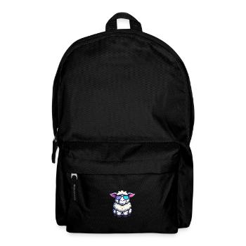 Schaf Cool Tier - Rucksack - Schwarz - Vorne