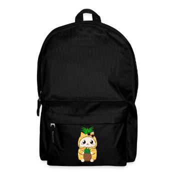 Ananas Katze - Rucksack - Schwarz - Vorne