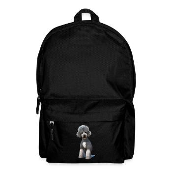 Bedlington Terrier - Backpack - black - Front