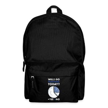 Hunter Will I Knit Today - Rucksack - Schwarz - Vorne