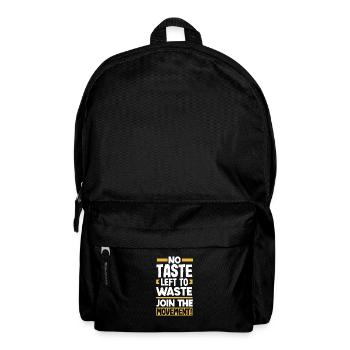 Pas de goût à perdre : rejoignez le mouvement ! - Sac à dos - noir - Devant
