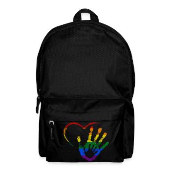 RAINBOW MAIN DANS LA MAIN - Sac à dos - noir - Devant