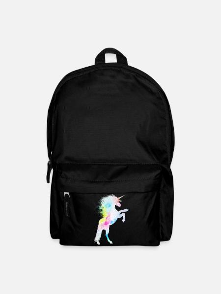 éclat pailleté née licorne princesse reines - Sac à dos - noir