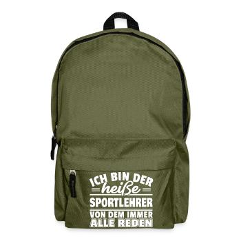 Heißer Sportlehrer - Rucksack - Olivgrün - Vorne