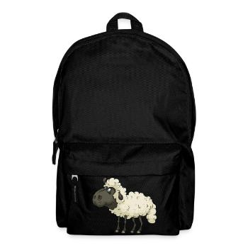 Schaf - Rucksack - Schwarz - Vorne