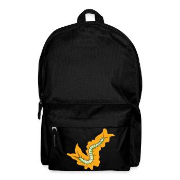 Poisonous scolopender centipede as crawling animal - Backpack - black - Front