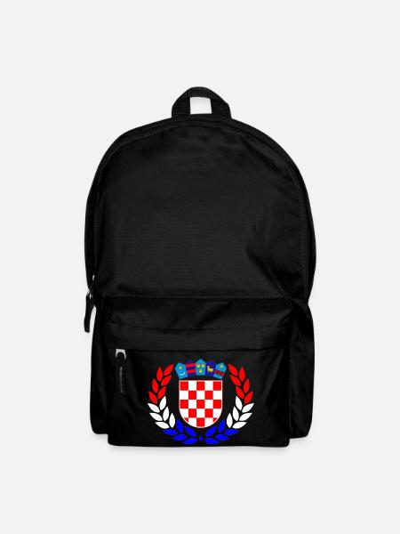 Lorbeerkranz Kroatien - Rucksack - Schwarz