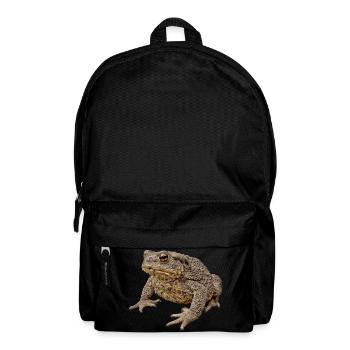 Kröten bringen Glück und essen des Gärtners Feinde - Rucksack - Schwarz - Vorne