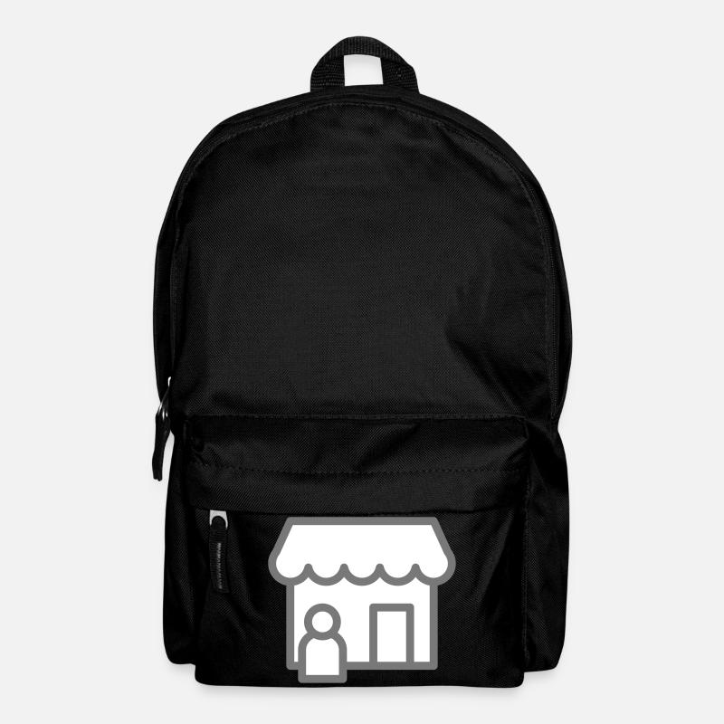shop Einkaufsladen - Rucksack - Schwarz