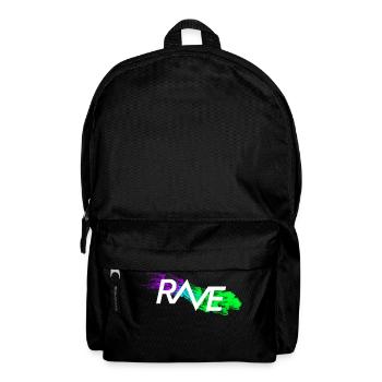 Rave neon - Backpack - black - Front