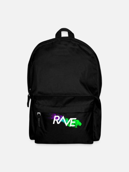 Rave neon - Backpack - black