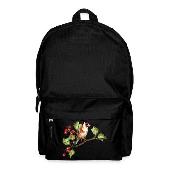 Stieglitzvogel - Rucksack - Schwarz - Vorne