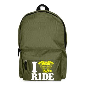 biker - Rucksack - Olivgrün - Vorne