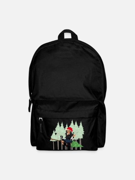 Balai Bollenhut sorcier moderne de la Forêt-Noire - Sac à dos - noir